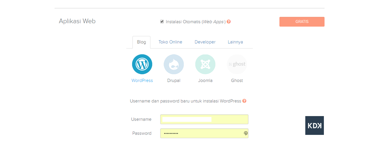 instant deploy domainesia