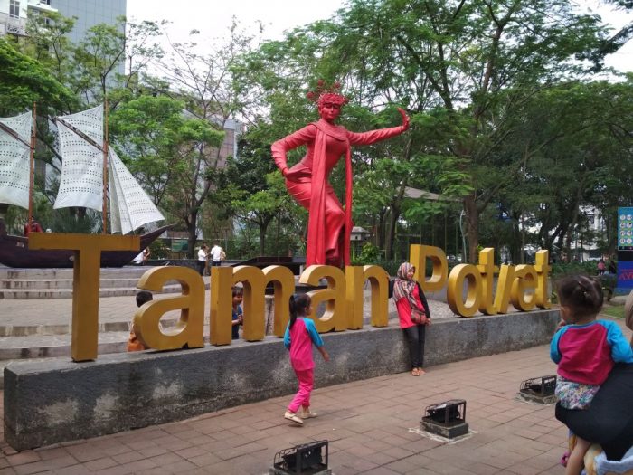 taman potret gratis wifi.