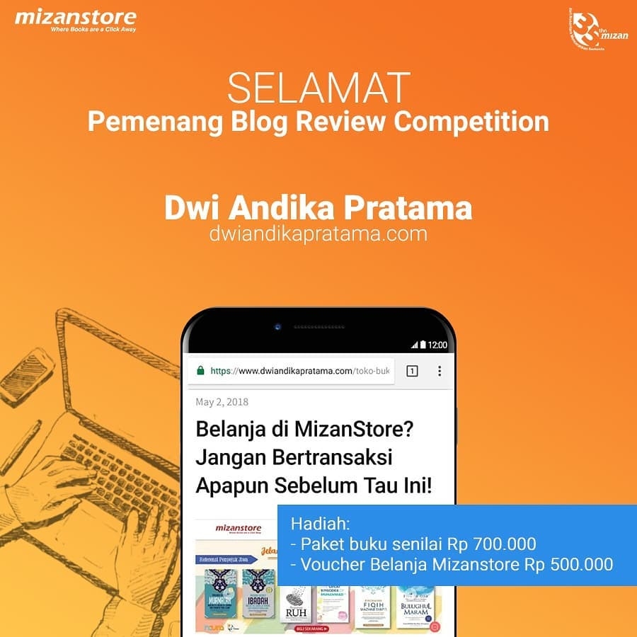 pemenang mizanstore blog review competition