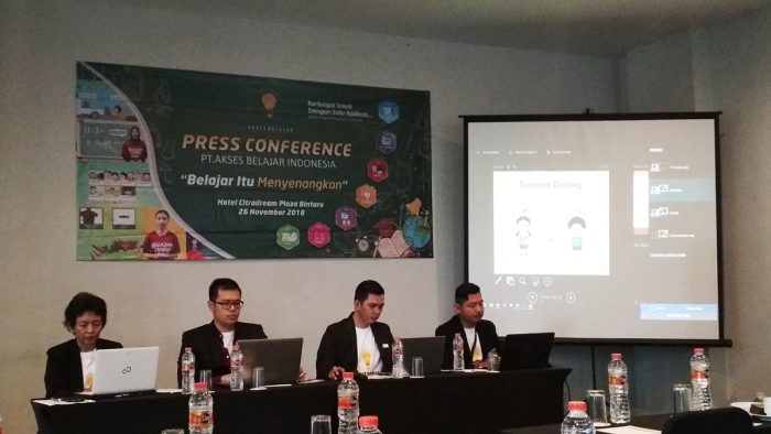 press conference akses belajar indonesia media pembelajaran interaktif dan kreatif