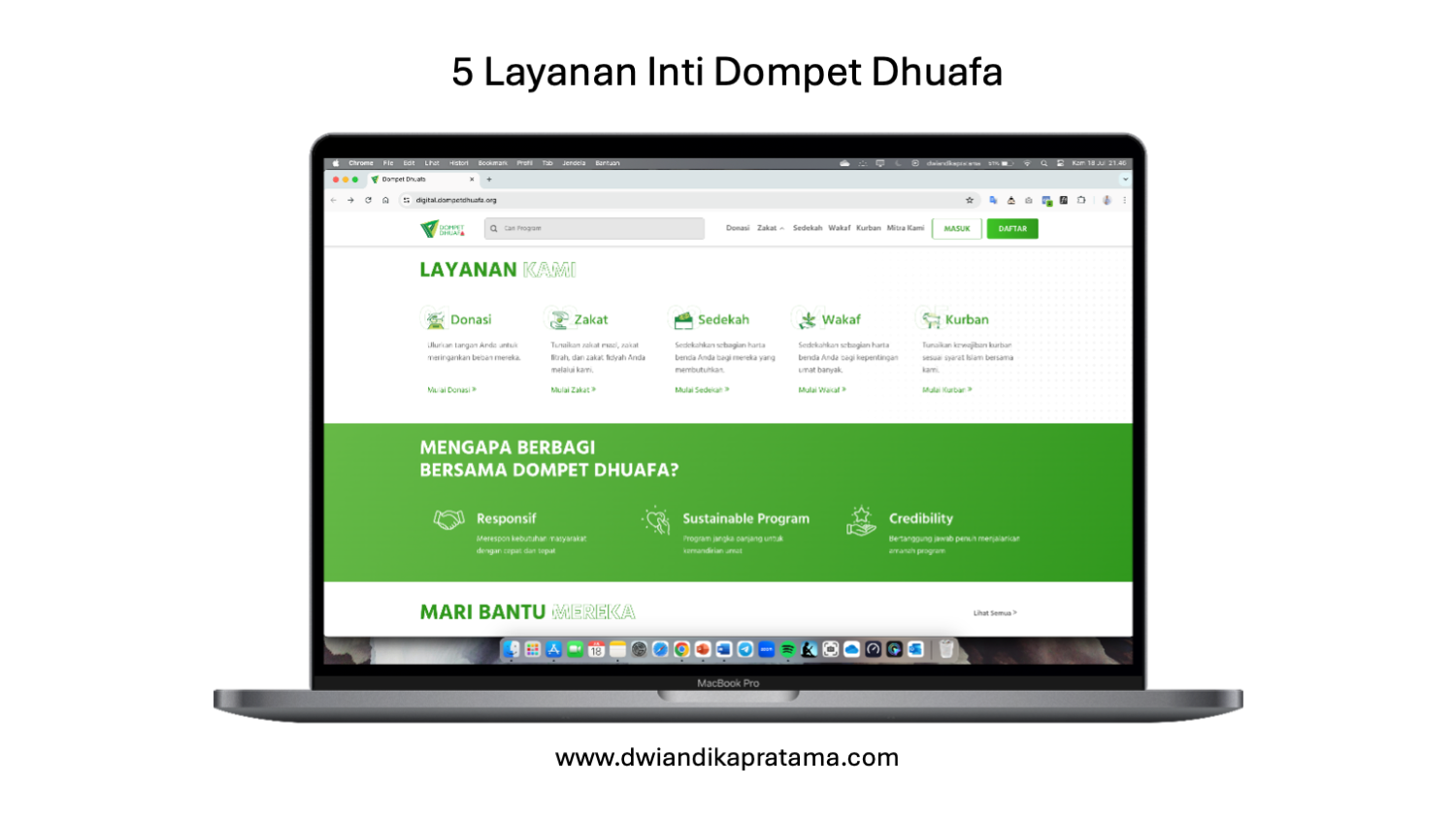 5 Layanan Inti Dompet Dhuafa