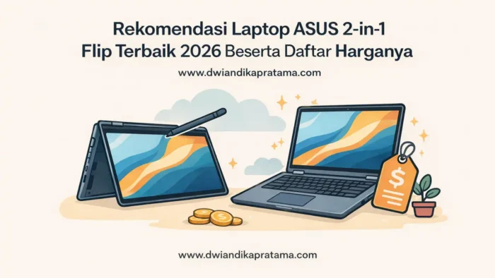 Rekomendasi Laptop ASUS 2-in-1 Flip Terbaik 2026 Beserta Daftar Harganya